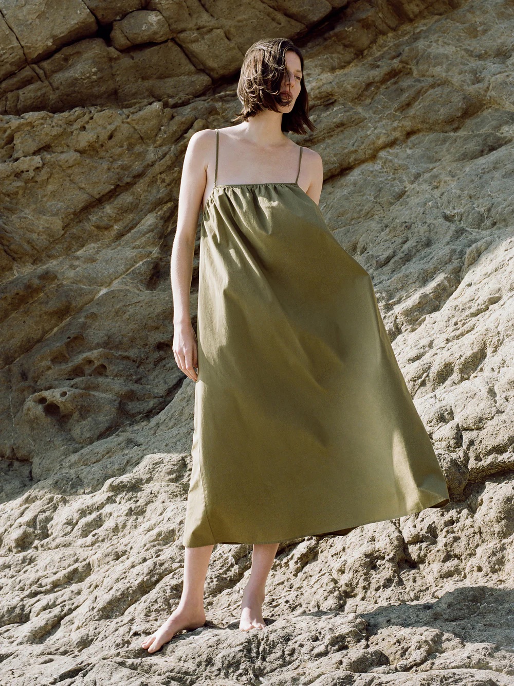 A model in Shaina Mote sustainable fashion